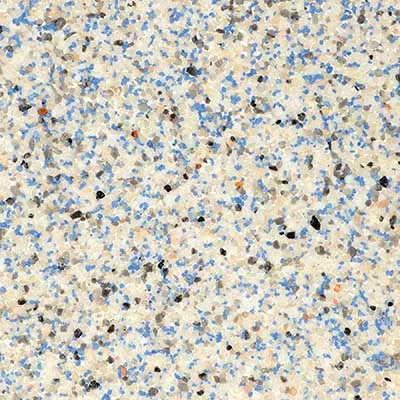 Indigo Blue Prism Matrix Pebble Plaster Finish