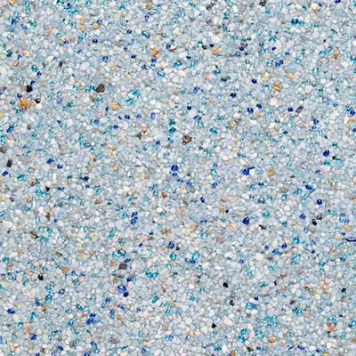 Picasso Blue Signature Matrix Pebble Plaster Finish